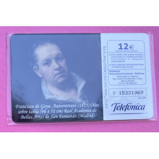 Espagne Telecarte 12 € vide...