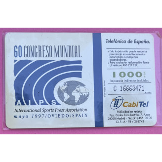 Espagne Telecarte 1000 Pta...