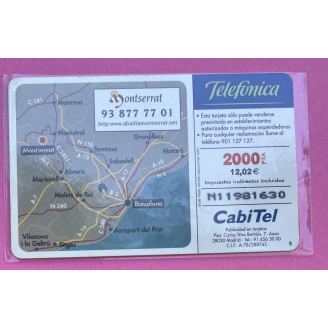 Espagne Telecarte 2000 Pta...
