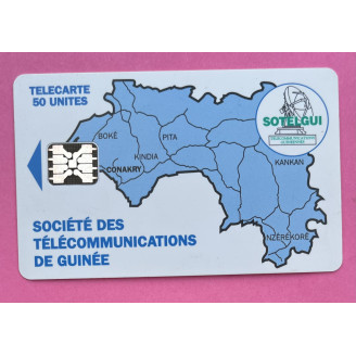Guinée Telecartes 50 unités...
