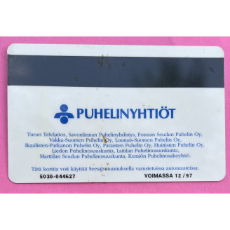 Finlande Télécarte 10 mk...