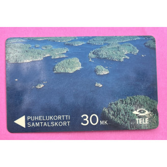 Finlande Télécarte 30 Mk...