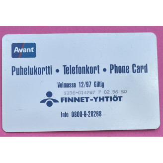 Finlande Télécarte 50 Mk...