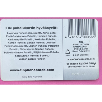 Finlande Télécarte 6€...