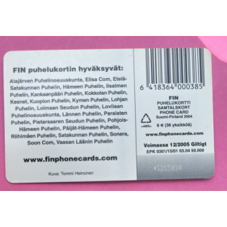 Finlande Télécarte 6€...