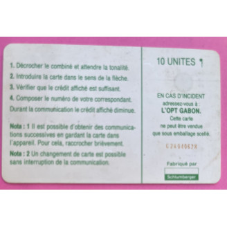 Gabon Telecarte 10 unités...