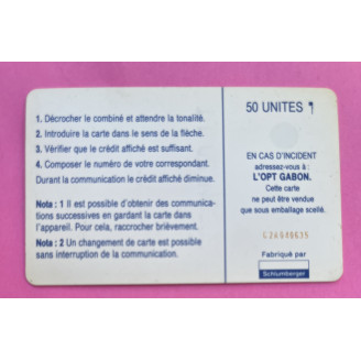 Gabon Telecarte 50 unités...
