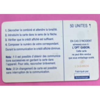 Gabon Telecarte 50 unités...