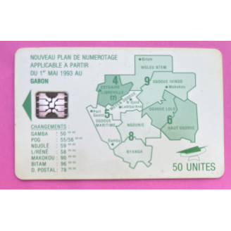Gabon Telecarte 50 unités...