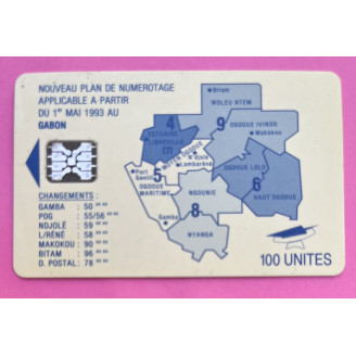 Gabon Telecarte 100 unités...