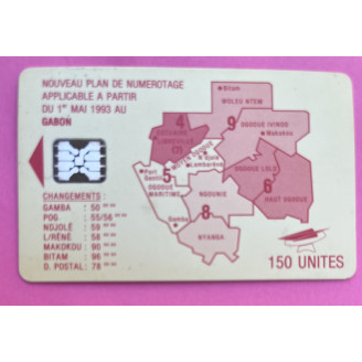 Gabon Telecarte 150 unités...