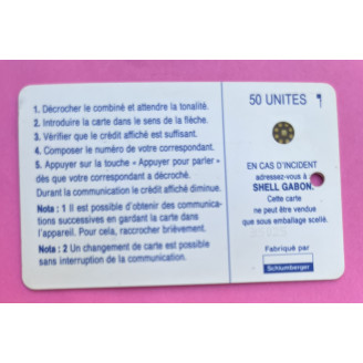 Gabon Telecarte 50 unités...