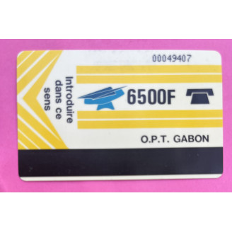 Gabon Telecarte 6500 F...