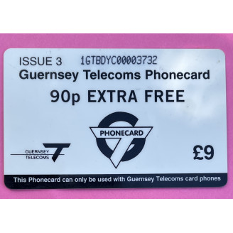 Guernesey Telecartes 9£...