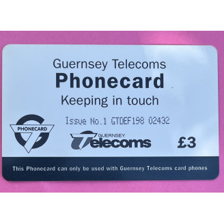 Guernesey Telecartes 3£...