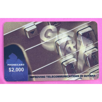 Guyana Telecartes 2000 $...