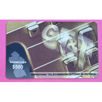 Guyana Telecartes 500 $...