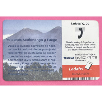 Guatemala telecarte 20Q...