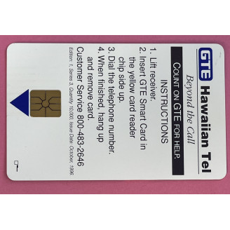 Hawaï Telecartes 10$ vide...