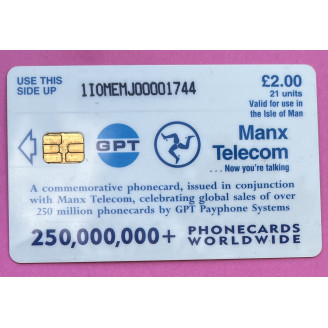 Île de Man telecarte 21...