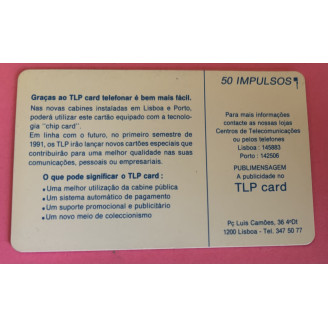 Portugal 50 Unités TLP card...