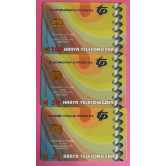 Pologne 25,50,100 Units TP...