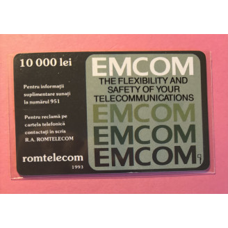 Roumanie télécarte EMCOM...