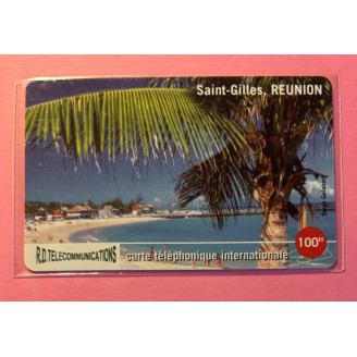 Réunion télécarte 100FF...