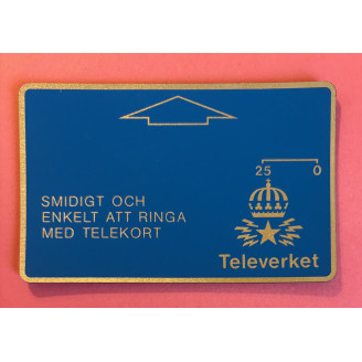 Suède télécarte 25 Units...