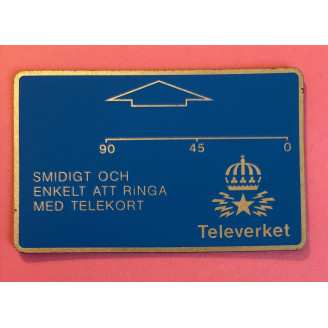 Suède télécarte 90 Units...