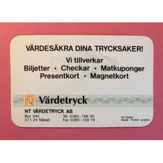 Suède télécarte 10 Kronor...