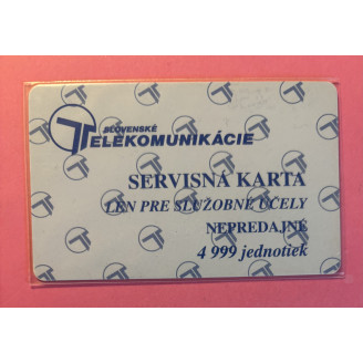 Slovaquie télécarte 4999...