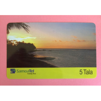 Samoa télécarte 5 Tala...