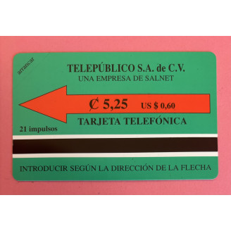 Salvador télécarte 5.25...