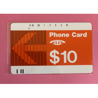 Singapour télécarte $10 Flèche