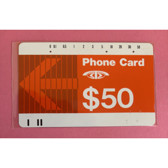 Singapour télécarte $50 Flèche