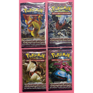 Artset 4 boosters Pokemon...