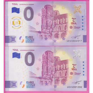 54-TOUL  BILLET SOUVENIR 0...