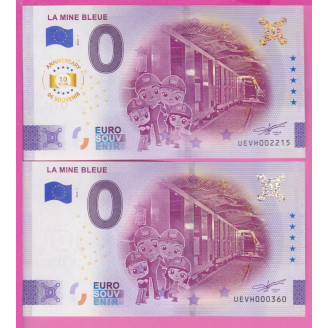 49-LA MINE BLEUE BILLET...