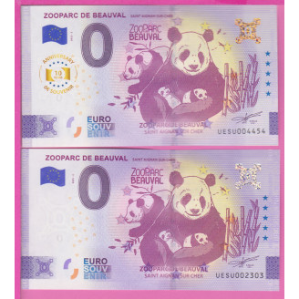 41-ZOOPRC DE BEAUVAL BILLET...