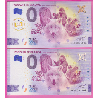 41-ZOOPRC DE BEAUVAL BILLET...