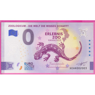 ALLEMAGNE ZOOLOGICUM 0 EURO...