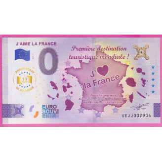 75-J'AIME LA FRANCE BILLET...
