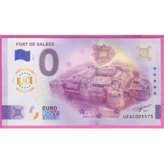 66-FORT DE SALSES BILLET...