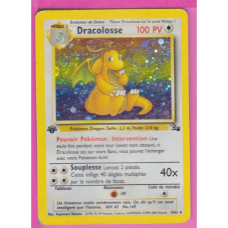 CARTE POKEMON 4/62 FOSSILE...