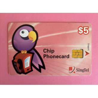 SINGAPOUR télécarte 5$...