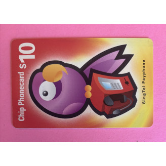 SINGAPOUR télécarte 10$...