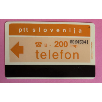 SLOVÉNIE télécarte B-200...