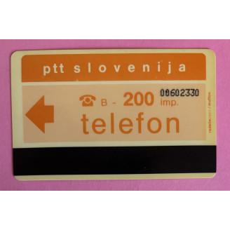 SLOVÉNIE télécarte B-200...