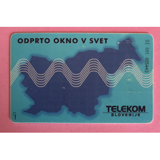 SLOVÉNIE télécarte 400 imp...